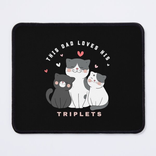 Item preview, This Dad Loves His Triplets designed and sold by zakariyae.