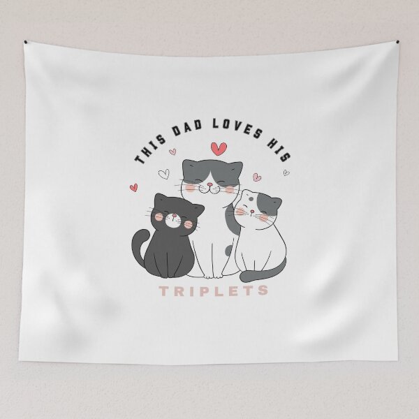 Item preview,  This Dad Loves His Triplets designed and sold by zakariyae.