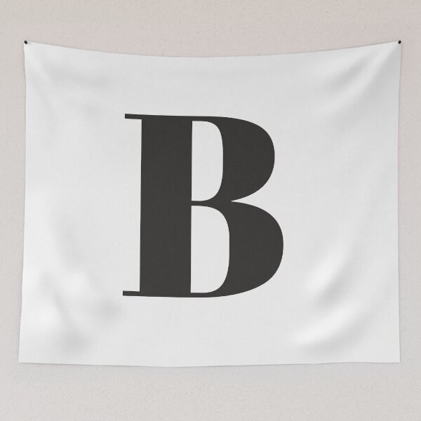 Item preview, Modern letter B Large bold letters typography simple minimalist black and white designed and sold by tanabe.