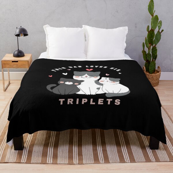 Item preview, This Dad Loves His Triplets designed and sold by zakariyae.
