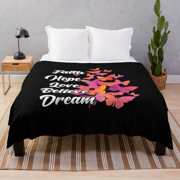 Item preview, Butterfly Faith Hope Love Believe Dream designed and sold by ArtMuni99.