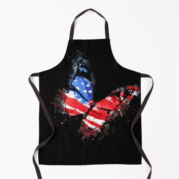 Item preview, Butterfly USA Flag Cute 4th Of July Funny American Girl Gift designed and sold by ArtMuni99.