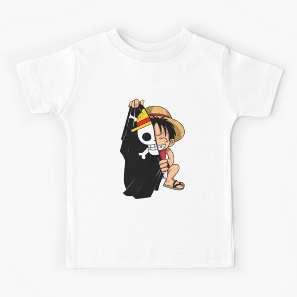 tee shirt Luffy enfant one piece mixtes en sublimation