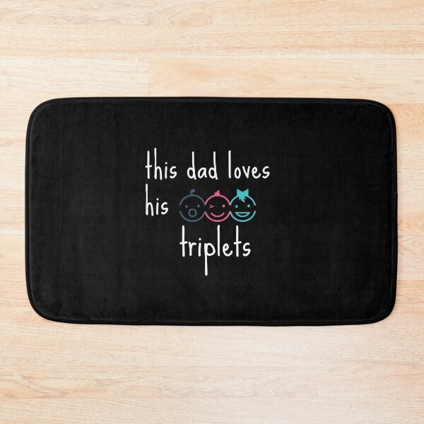 Item preview, This Dad Loves His Triplets designed and sold by zakariyae.