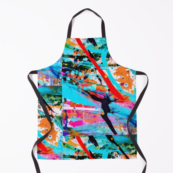 Item preview, Colorful expressive abstract painting bright designed and sold by Grey Robinson.