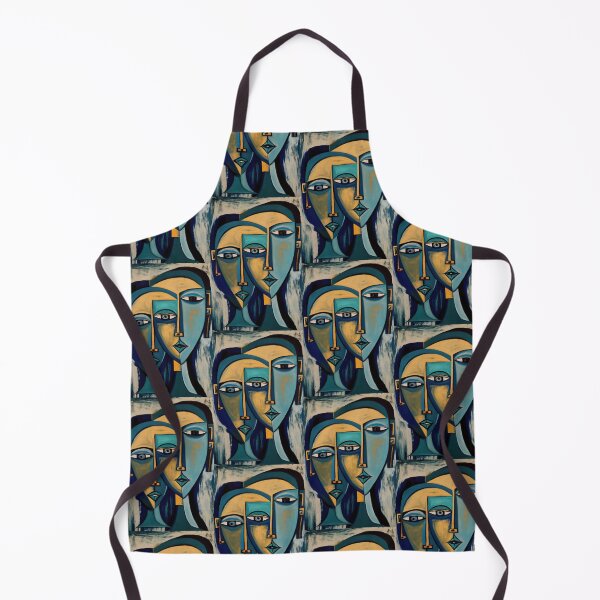 Item preview, faces abstract art designed and sold by Adorarts.