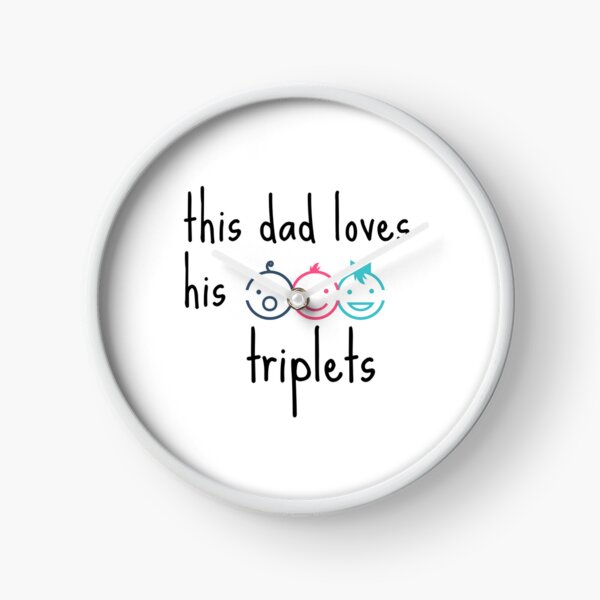 Item preview, This Dad Loves His Triplets designed and sold by zakariyae.
