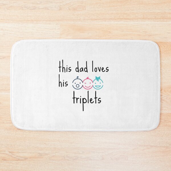 Item preview, This Dad Loves His Triplets designed and sold by zakariyae.