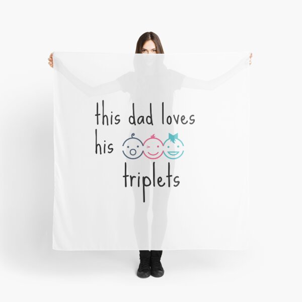 Item preview, This Dad Loves His Triplets designed and sold by zakariyae.