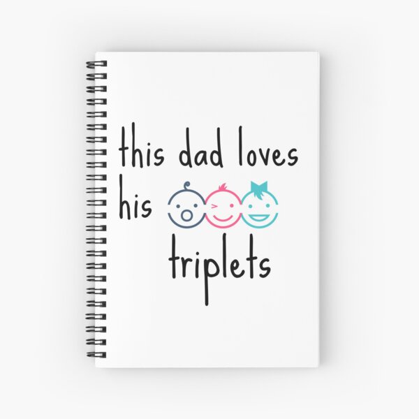 Item preview, This Dad Loves His Triplets designed and sold by zakariyae.