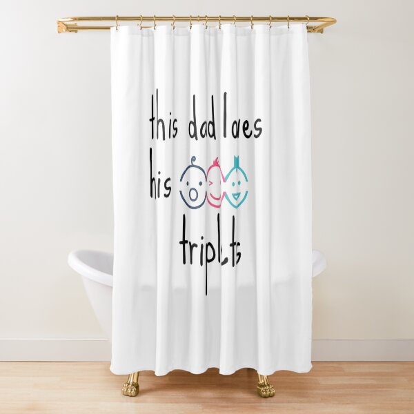 Item preview, This Dad Loves His Triplets designed and sold by zakariyae.