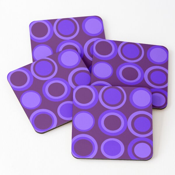 Item preview, Purple stacks Circles designed and sold by L-I-E-Store.