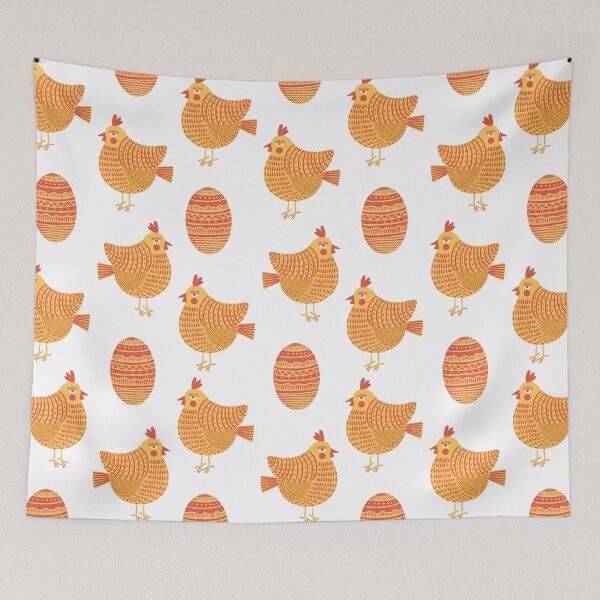 Item preview, The red and yellow chickens and eggs designed and sold by IULIART.