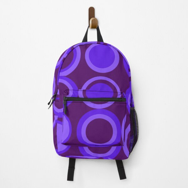 Item preview, Purple stacks Circles designed and sold by L-I-E-Store.