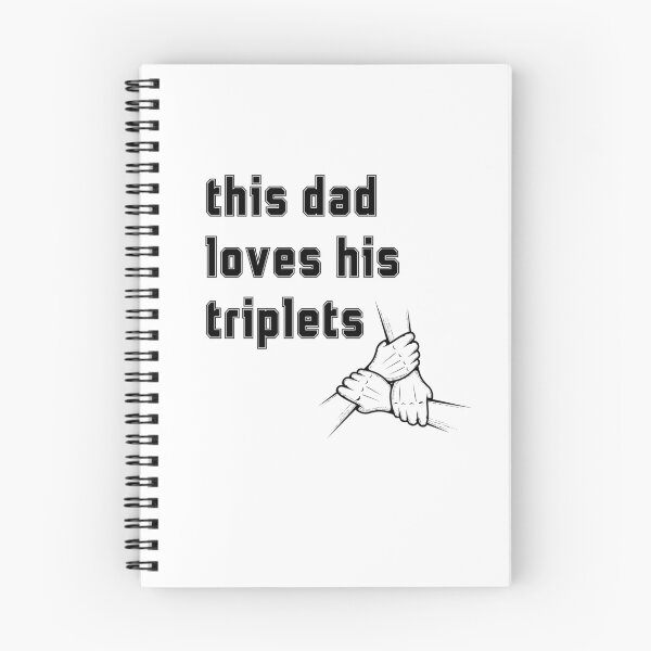 Item preview, This Dad Loves His Triplets designed and sold by zakariyae.