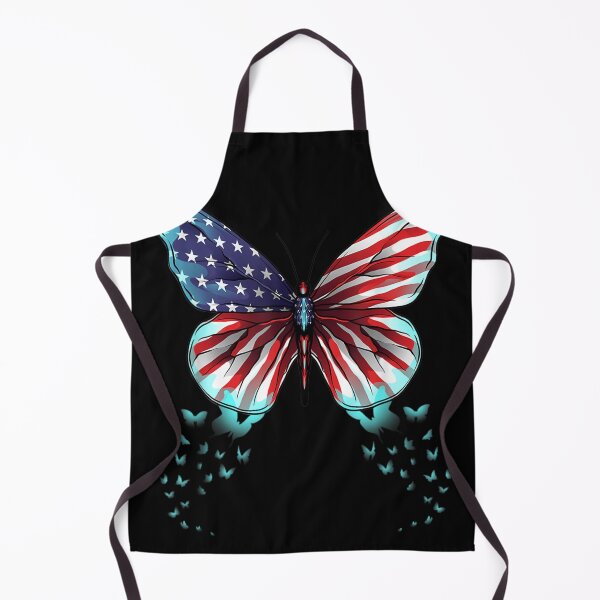Item preview, Butterfly USA Flag Cute 4th Of July Funny American Girl Gift designed and sold by ArtMuni99.