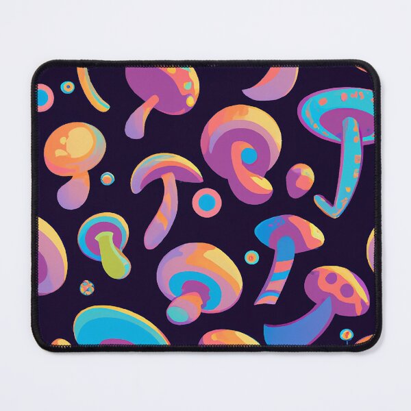 Item preview, Painted abstract colorful mushrooms designed and sold by HappyTrippy.