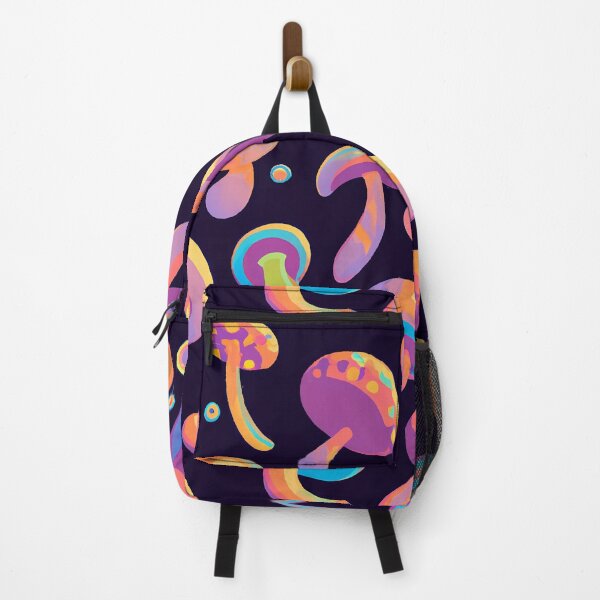 Item preview, Painted abstract colorful mushrooms designed and sold by HappyTrippy.