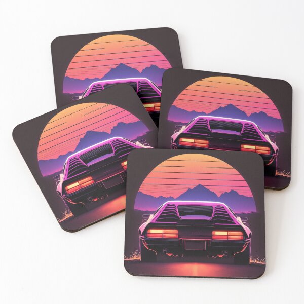 Item preview, Synthwave/Retrowave car designed and sold by RESToRAPTOR.