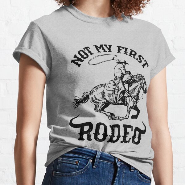 City Creek Prints Ain't My First Rodeo Horse Canvas Tote Bag