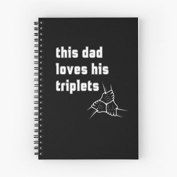 Item preview, This Dad Loves His Triplets designed and sold by zakariyae.