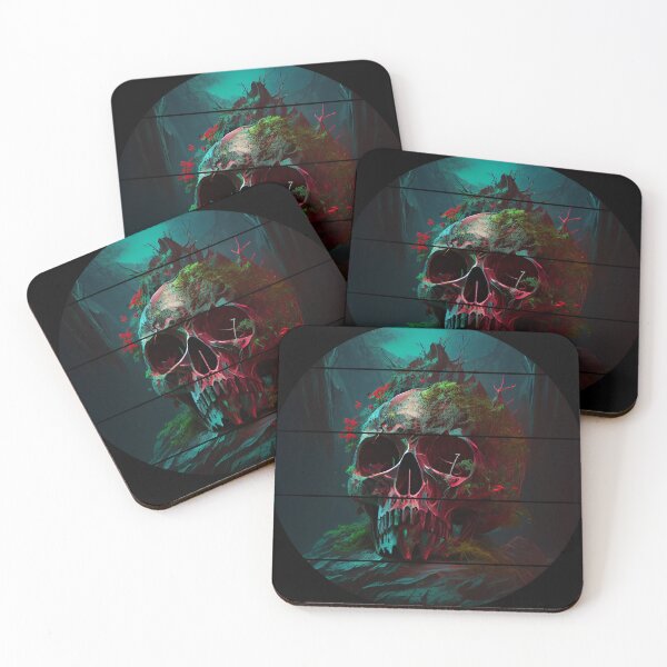 Item preview, Green Skull designed and sold by vladocar.