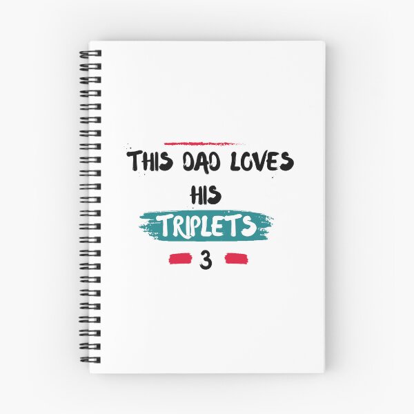Item preview, This Dad Loves His Triplets designed and sold by zakariyae.