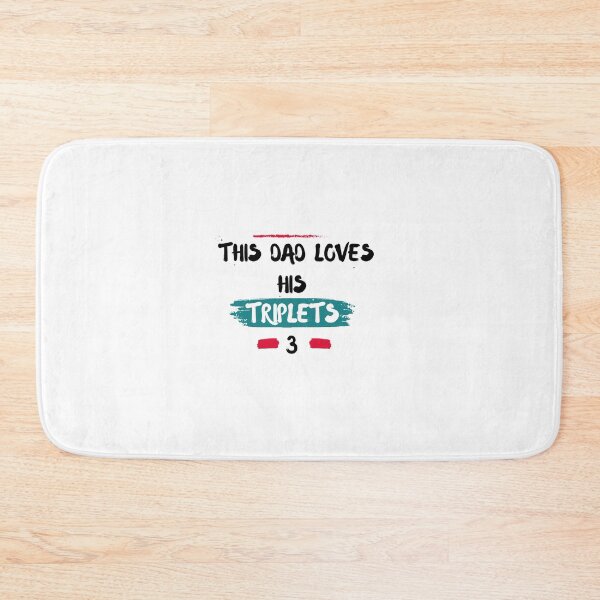 Item preview, This Dad Loves His Triplets designed and sold by zakariyae.