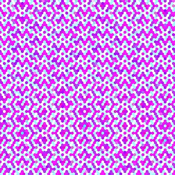 Artwork thumbnail, Honeycomb Multi-colored pattern by Work of art Shop
