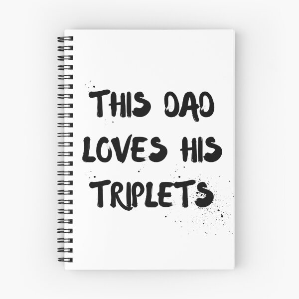 Item preview, This Dad Loves His Triplets designed and sold by zakariyae.