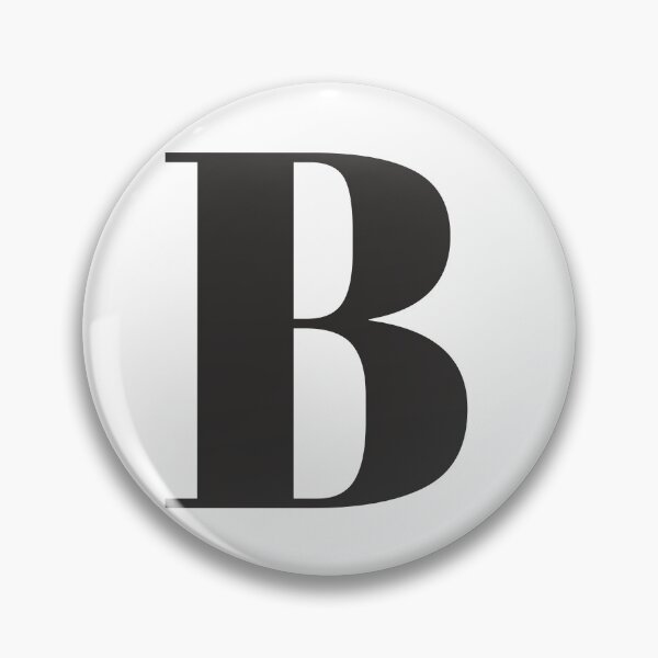 Item preview, Modern letter B Large bold letters typography simple minimalist black and white designed and sold by tanabe.
