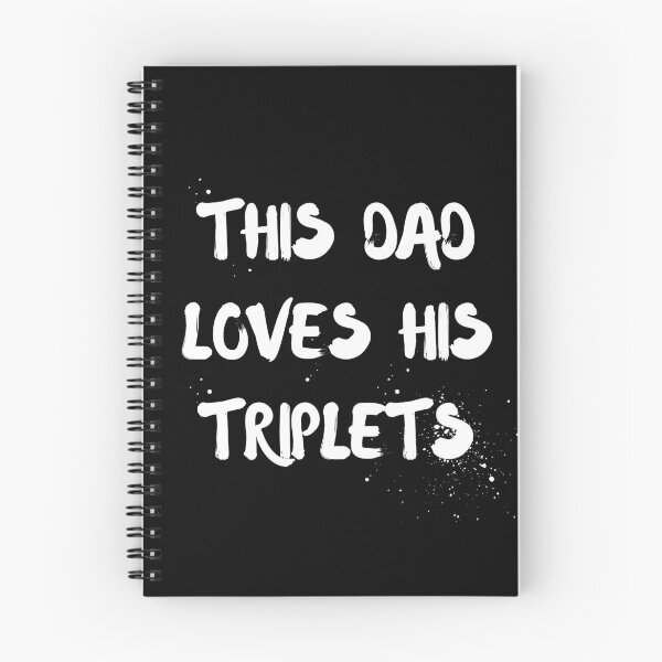Item preview, This Dad Loves His Triplets designed and sold by zakariyae.