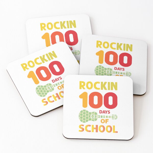 Item preview, ROCKIN 100 DAYS OF SCHOOL designed and sold by SticerOcean.