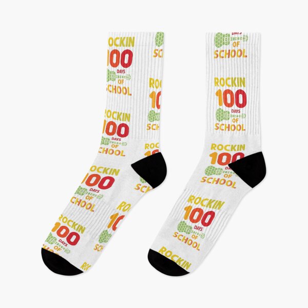 Item preview, ROCKIN 100 DAYS OF SCHOOL designed and sold by SticerOcean.
