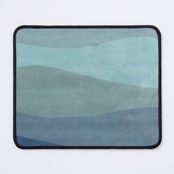 Item preview, Minimalist Landscape Art in Neutral Blue Tones designed and sold by ZedColors.