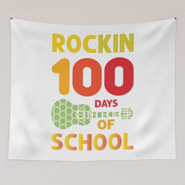 Item preview, ROCKIN 100 DAYS OF SCHOOL designed and sold by SticerOcean.