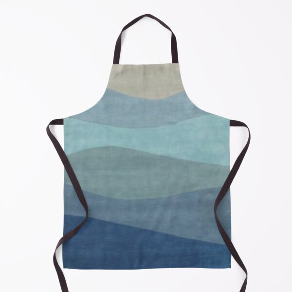 Item preview, Minimalist Landscape Art in Neutral Blue Tones designed and sold by ZedColors.