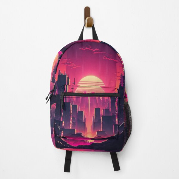 Item preview, Synthwave/Retrowave Cyberpunk city designed and sold by RESToRAPTOR.