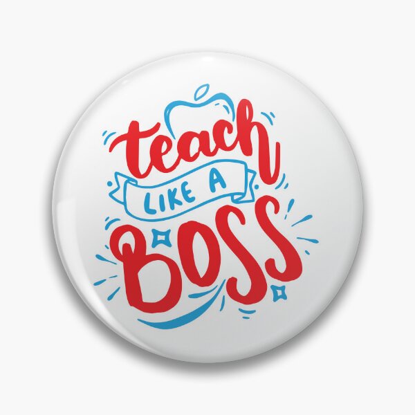 Item preview, TEACH LIKE A BOSS designed and sold by SticerOcean.