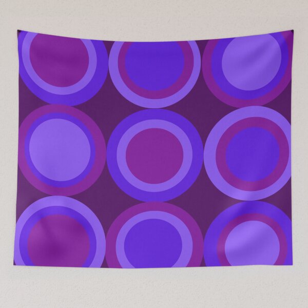 Item preview, Copy of Purple stacks Circles designed and sold by L-I-E-Store.