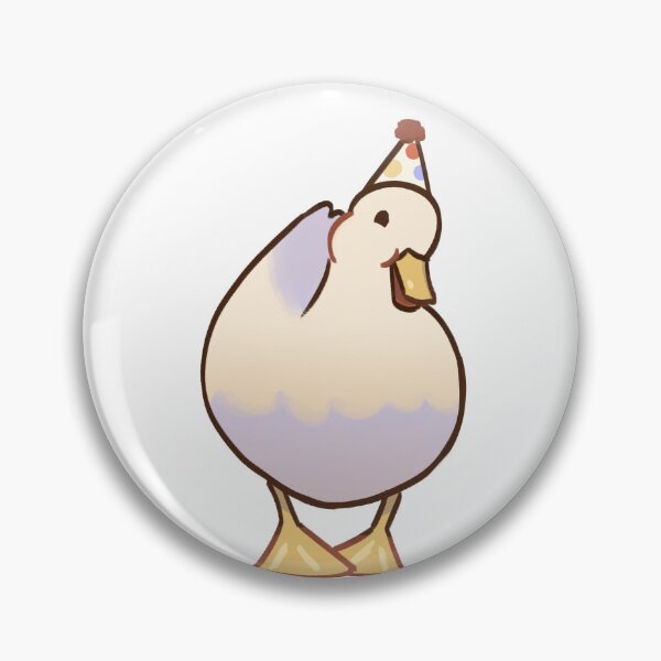 Item preview, Little happy duck with party hat designed and sold by Vanillart5.