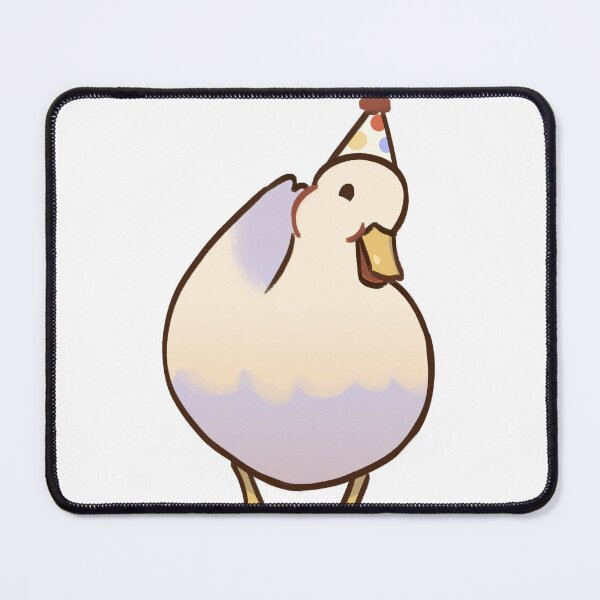 Item preview, Little happy duck with party hat designed and sold by Vanillart5.