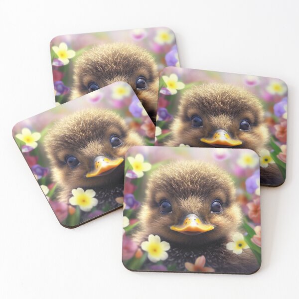 Item preview, Baby Duckling Surrounded by Flowers designed and sold by Expressive Vision.