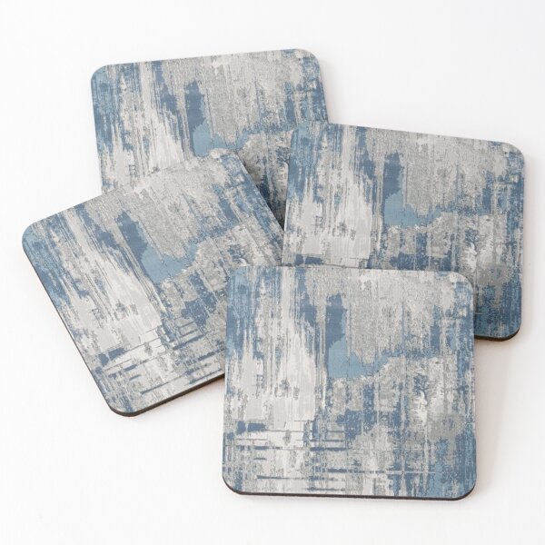 Item preview, Abstract Blues and Grays designed and sold by ZedColors.