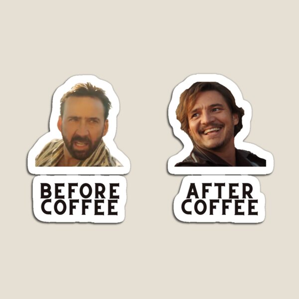 Aperçu de l'œuvre Avant le café et après le café créée et vendue par novel-witch.