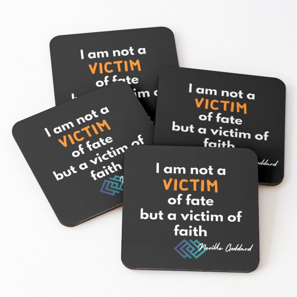 Item preview, I am not a victim of fate but a victim of faith. designed and sold by enigma3a.