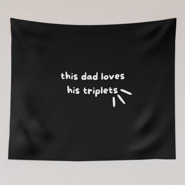 Item preview, This Dad Loves His Triplets designed and sold by zakariyae.