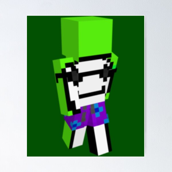 Dreamon Hunters Sapnap Minecraft Skin  Poster for Sale by chigaiuytin36