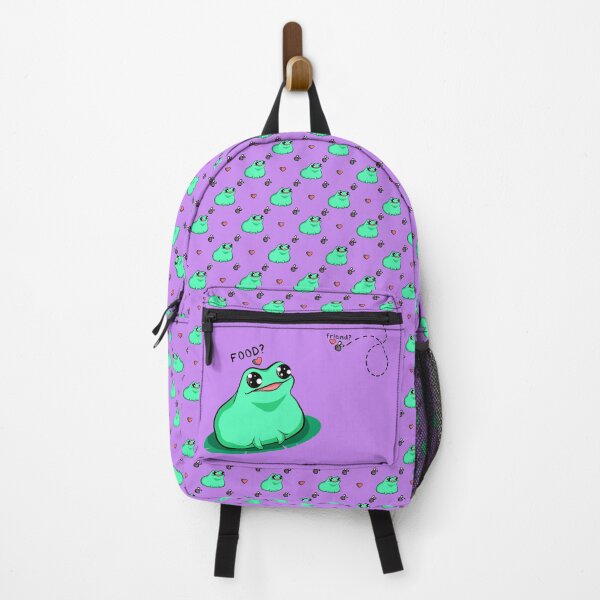 Item preview, Hungry Frog and Friendly Fly (In Purple) designed and sold by Creepy-Cutesie.