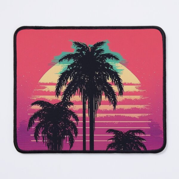Item preview, Synthwave/Retrowave Palm trees designed and sold by RESToRAPTOR.